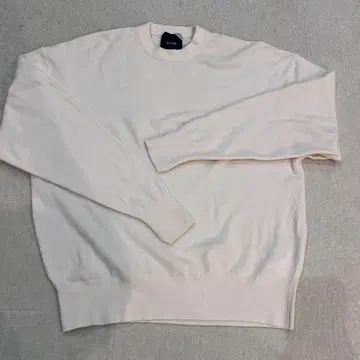 ATON 아이보리 크루넥 니트 [ 새상품급 ]