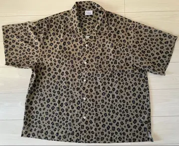 케보즈 레오파드 무늬 반팔 셔츠
