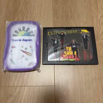 TravisJapan 파우치 아크릴 스탠드 전원 세트