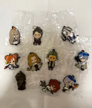 낱개 판매 불가 장송의 프리렌 캡슐 러버 마스코트 3종 컴플리트