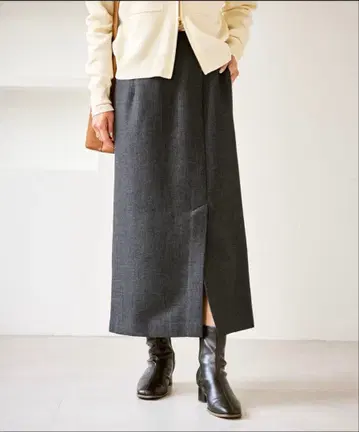 다크 그레이 타이트 스커트 L 사이즈