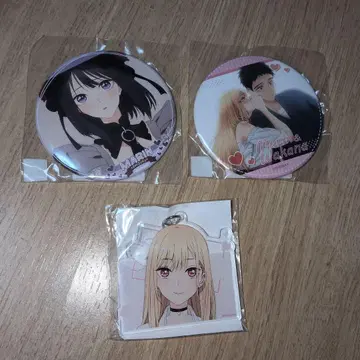 그 비스크 돌은 사랑을 한다 캔뱃지 아크릴 키링 물방울 마린 사쿠라지마