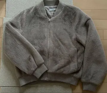 새상품급 야마다야 FENNEL 퍼 블루종 베이지 9호