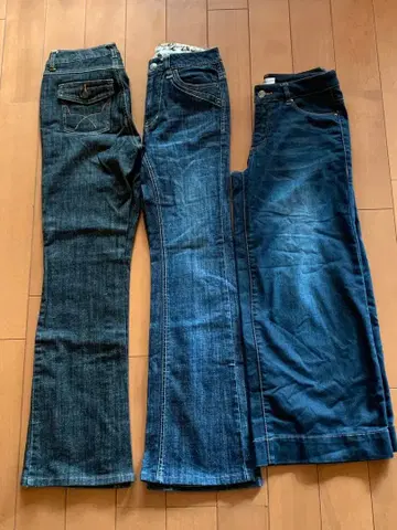 여성용 데님 팬츠 3개 묶음 판매