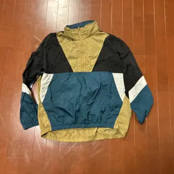 컬러 블록 나일론 자켓