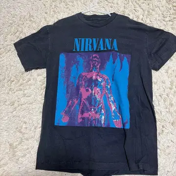 NIRVANA 그래픽 T셔츠 블랙
