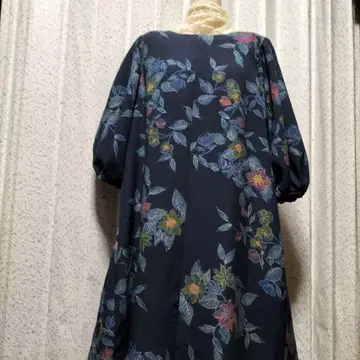 기모노 리메이크 새상품 코몬 롱 원피스 몸판에 집이 있음