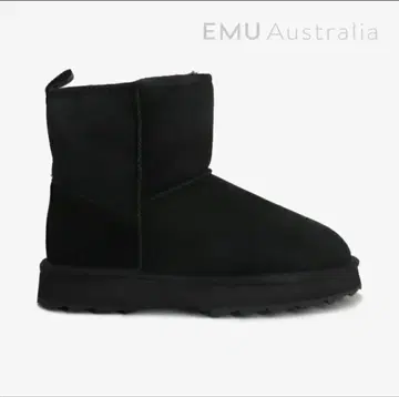 EMU Australia 블랙 어그 부츠 7 미니