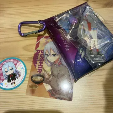 아크릴 키링과 피크와 카드 세트