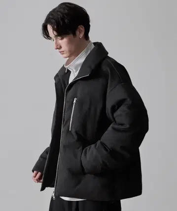 [ CLEL ] 완판템 볼륨 하이넥 숏 에코 다운 자켓 S 사이즈