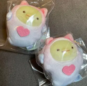 최저가 펭귄? 스미코구라시 걸이 봉제 인형 수족관 한정판 2개 테노리