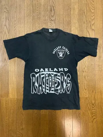 90s 레이더스 티셔츠 블랙 L 사이즈