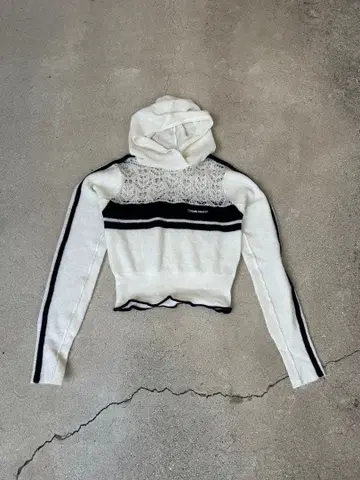 PRANK PROJECT 모헤어 트랙 니트 후디