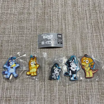 블루이 캐릭터 키링 5개 세트