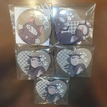 닌타마 란타로 자토 콘나몬 쇼센 손나몬 난자타운 캔 배지