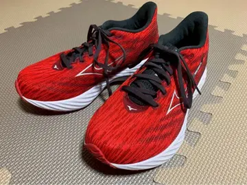 미즈노 웨이브 라이더 28 SW 사이즈 25cm 레드