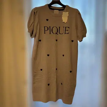 새상품 GELATO PIQUE 젤라또피케 룸웨어 하트 무늬 보라색