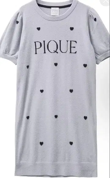 새상품 GELATO PIQUE 젤라또피케 룸웨어 하트 무늬 보라색