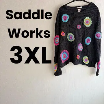 Saddle Works 3X 긴팔 니트