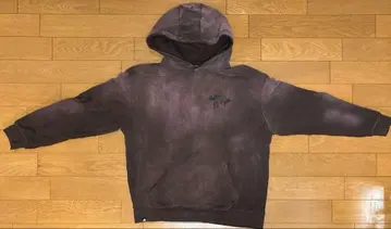 ANTIMID PIGMENT LOGO HOODIE Purple