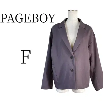 컨디션 최상 PAGE BOY 페이지 보이 퍼플 테일러드 자켓 F