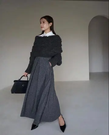 새상품 L'AUBE BLANC OffshoulderHandknitTops