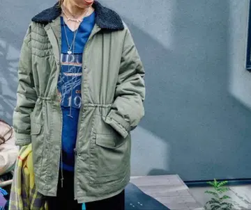 니코앤드 멤버 옷깃 트렐 워크 자켓 아우터 카키 L