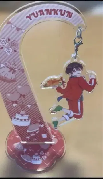 YUANKUN 컬러풀피치 아크릴 스탠드&씰 세트