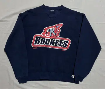 90s USA 러셀 NBA 휴스턴 로케츠 맨투맨 속기모