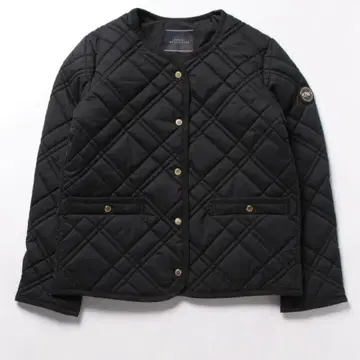 DANIEL WELLINGTON 퀼팅 다운 자켓 블랙