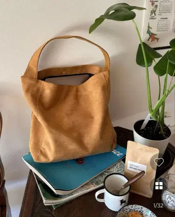 daisy 스웨이드 토트백