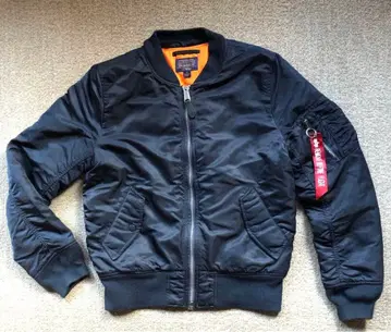 ALPHA MA-1 플라이트 자켓 S 사이즈 네이비 알파