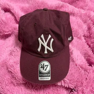 47 버건디 야구 모자