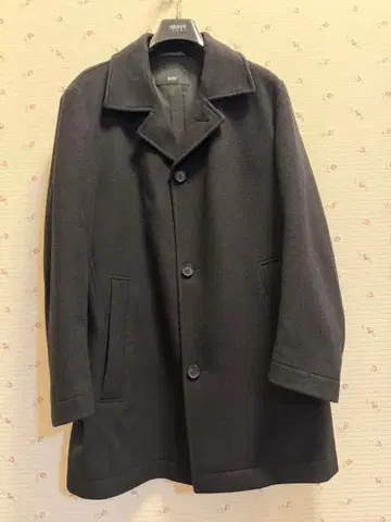 BOSS 블랙 울 피코트