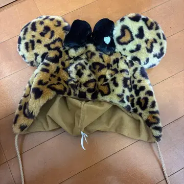 디즈니 레오파드 무늬 팬 캡