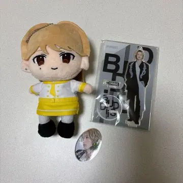 BUDDiiS 모리 히데토 봉제 인형 아크릴 스탠드 스티커 세트