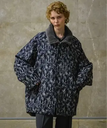 새상품급 레어템 Casperjohn 자카드 데님 몬스터 자켓 XS