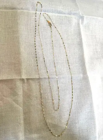 ete 골드 목걸이 페탈 체인 K10