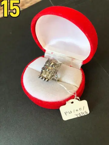 0549 실버 925 반지 사이즈 15 불후 올빼미 디자인