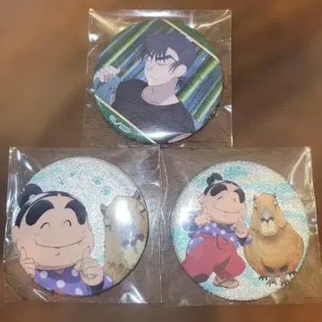 닌타마 란타로 식만류삼랑 신베에 캔 배지