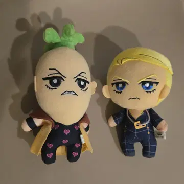 죠죠의 기묘한 모험 페시 & 프로슈토 봉제 인형 약 20cm 세트
