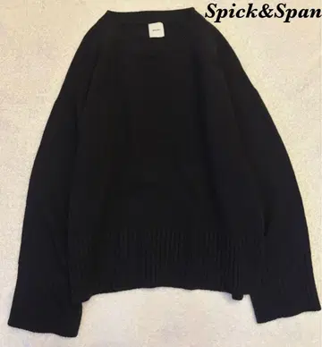 Spick & Span 캐시미어 혼방 니트 블랙 free