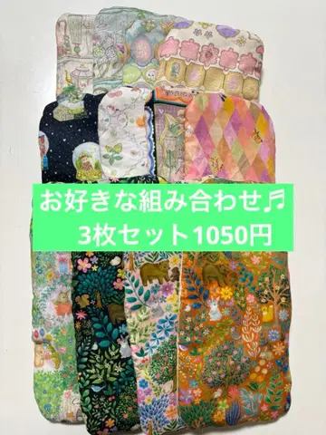 거즈 손수건 유키에몽 fuwala 원하는 조합 3장 세트