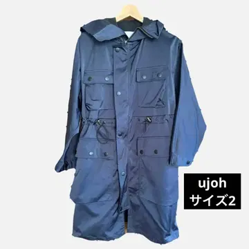ujoh 나일론 코트 (네이비, 사이즈 2)