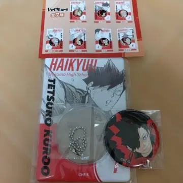 하이큐 캔뱃지&특제 홀더 컬렉션 쿠로오 테츠로