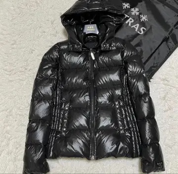 TATRAS 블랙 다운 자켓 후드 부착
