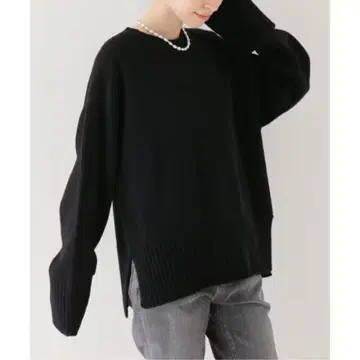 Spick and Span 울 캐시미어 크루넥 니트