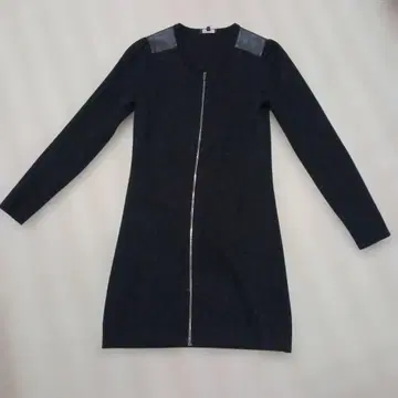 theory 블랙 노카라 가디건 자켓 S