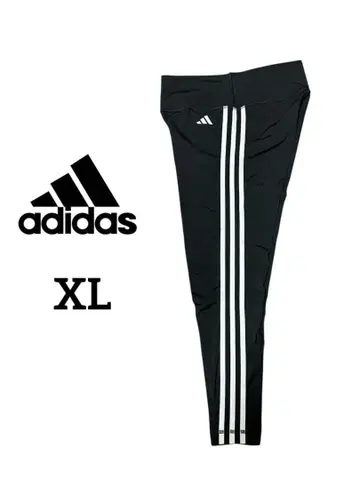 adidas 여성용 블랙 레깅스 3라인 XL 사이즈