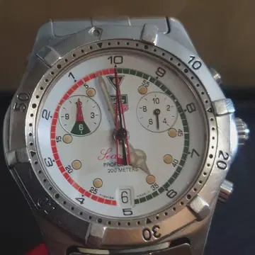 태그 호이어 씨레이서 프로페셔널 크로노그래프 쿼츠 ~작동품